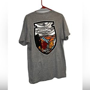 Columbia Yellowstone National Park Grey T Shirt Men’s L